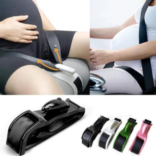 The Snug Belt: Adjustable Extender Kit for Pregnant Women to Protect Belly and Unborn Baby – Automotive Accessory.